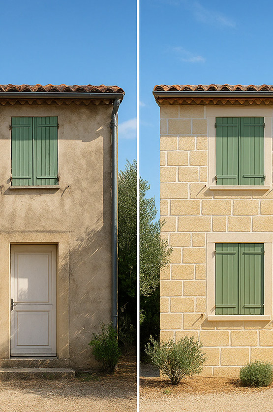 Techniques modernes et traditionnelles de ravalement de façade en Provence